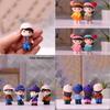 Durable And Cute Mini Couple Figurines Ideal For Garden And Dollhouse Decorations