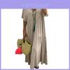 Cotton Blend Long Maxiskirt With Asymmetric Design For Casual Streetwear Style