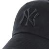 47 BRAND Șapcă New York Yankees MLB Clean Up, șapcă neagră pentru bărbați