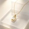 Koreanische Kat's Eye Stein Anhänger Halskette: Elegante, Trendige, Luxuriöse Schlüsselbein-Kette