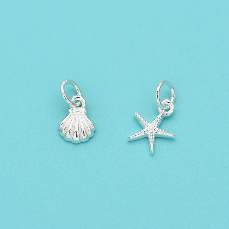Mini Starfish Small Shell Pendant DIY Beaded Accessories Crystal Pearl Bracelet Bracelet Small Pendant