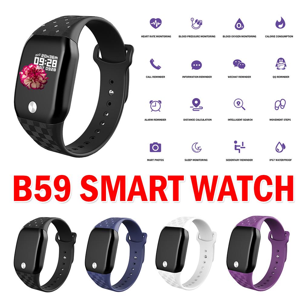 Reloj inteligente B59 completamente con pantalla táctil, carcasa de  aleación, reloj inteligente para hombre, ritmo cardíaco, Control de música, reloj  inteligente para mujer, para teléfono Android de Apple|Relojes inteligentes|  - AliExpress