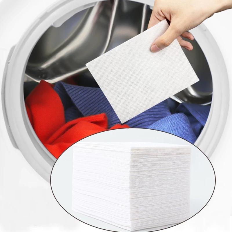 30Pcs Washing Machine Use Mixed Dyeing Proof Color Absorption Sheet Anti Dyed Cloth Laundry Papers Color Catcher Grabber Cloth