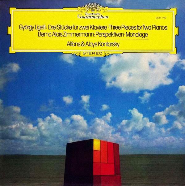 

LP Record GYÖRGY LIGETI / BERND ALOIS ZIMMERM - Drei Stucke Fur Zwei Klaviere = Thr 2531102 Deutsche Grammo 1980 Europe Classical Used