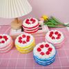Simulation Strawberry Birthday Cake Squeeze Toy PU Decompression Squishy Fingertip Toy Pony Cake Pressure Relief