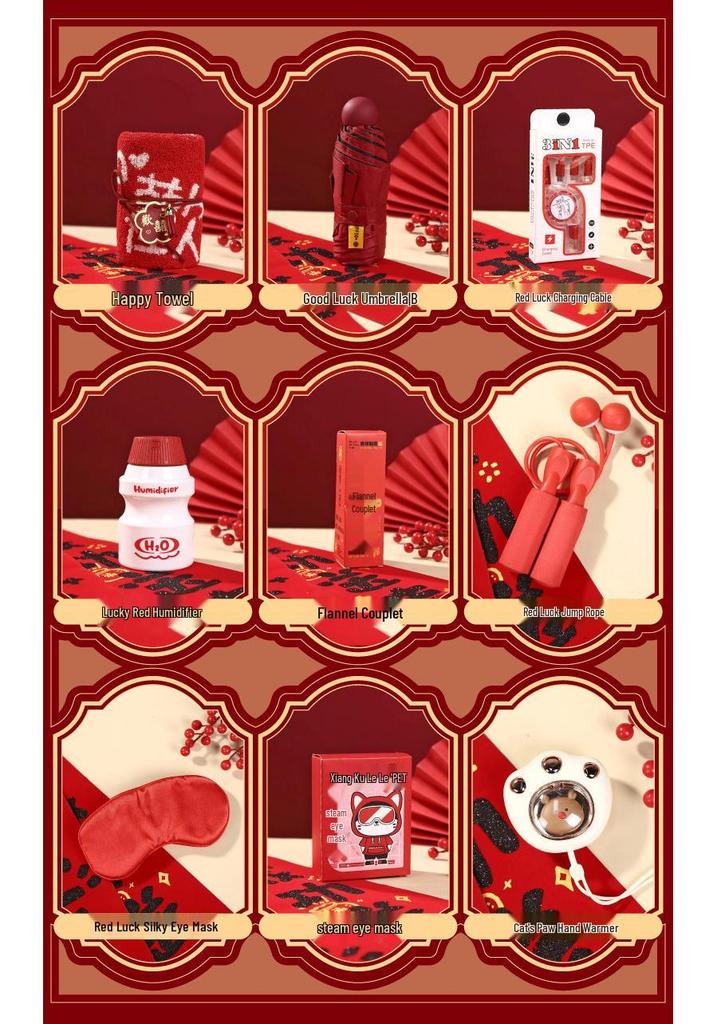 2026 Year of the Horse Employee Gifts: Customizable Creative Company Gift Set with Logo for New Year Souvenirs