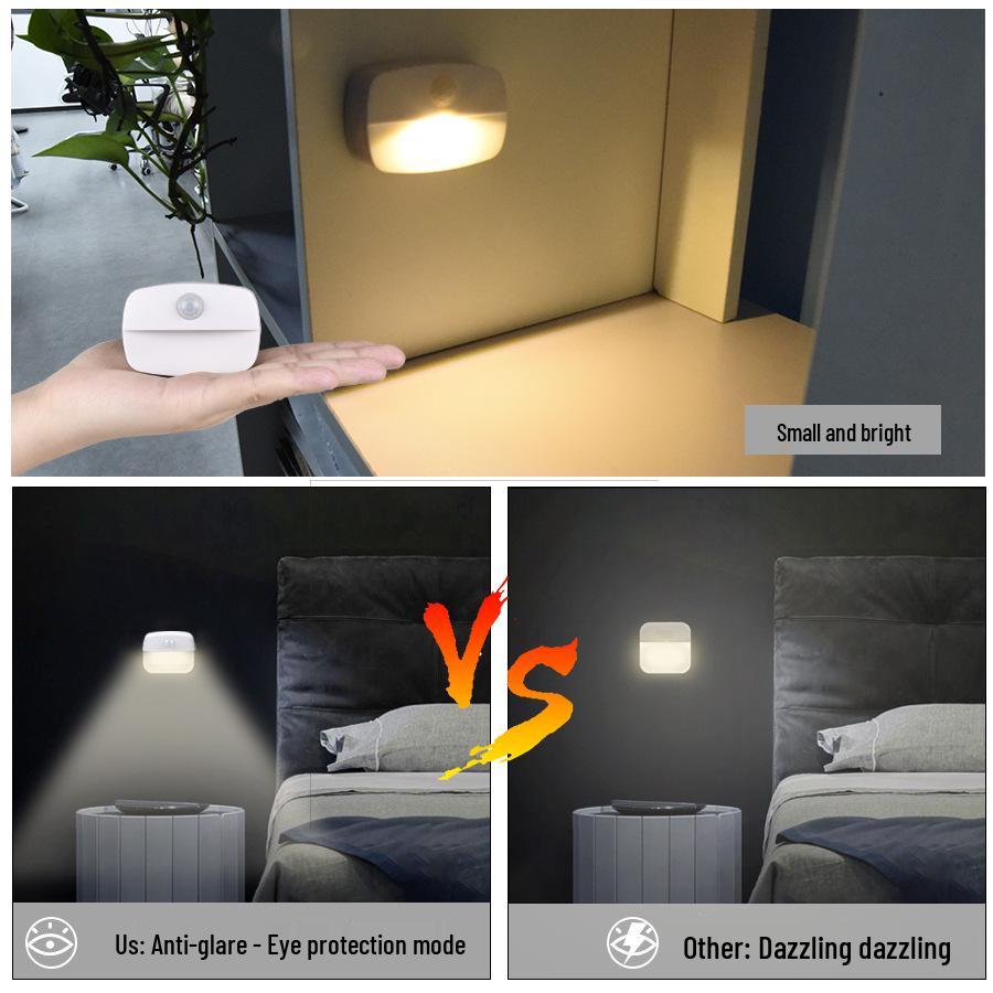 Infrared Sensing LED Night Light for Wardrobe, Kitchen, Bedroom, and Corridor
