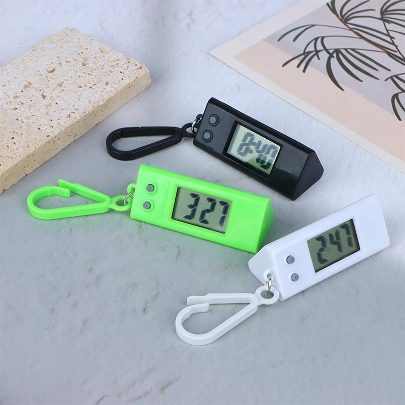 Mini Elektronické Trojúhelníkové Digitální Hodinky Zobrazení Času Dárek Pro Muže A Ženy Studentské Zkoušky Hodiny Závěsná Klíčenka