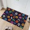 Rectangular Geometric Rug Flannel Door Mat For Bathroom Easy To Clean Living Room And Bedroom Carpet Home Decoration