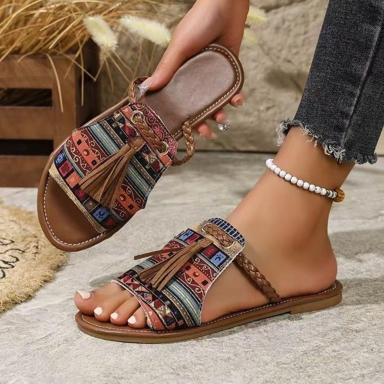 

Балетки Тапочки Пляжные шлепанцы 43 светло-коричневого