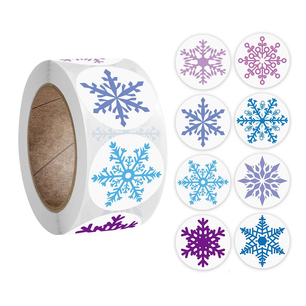 500 Pcs Cartoon Merry Christmas Stickers Holiday Sticker Paper Decor Wedding Party Envelope Bottle Seal Label