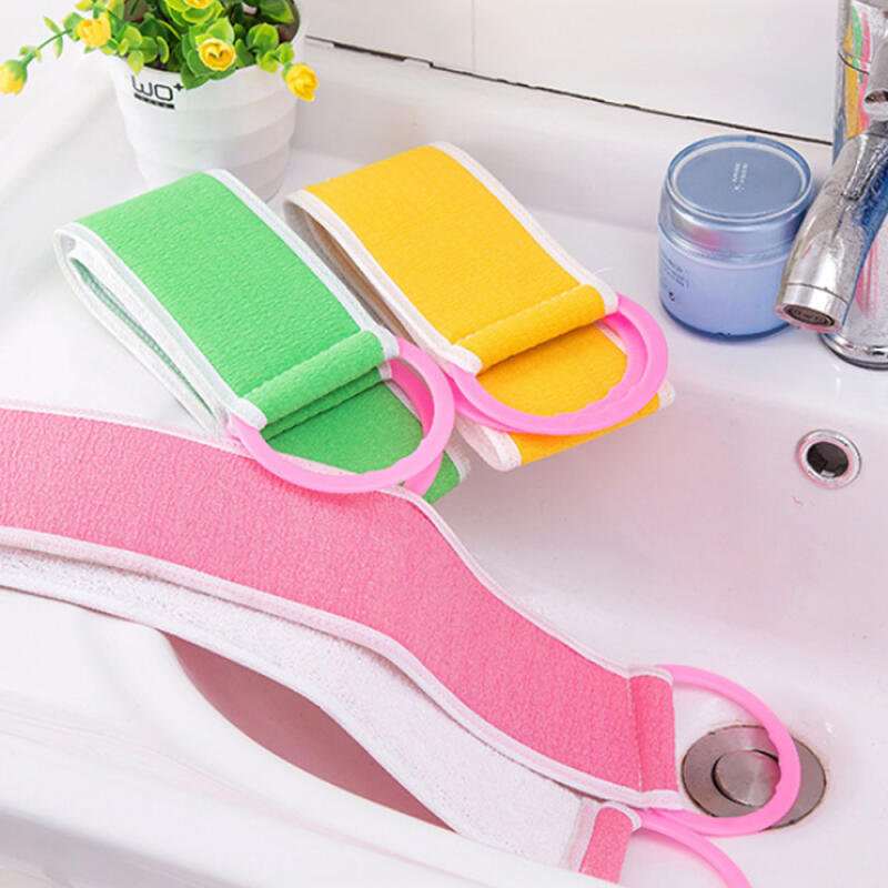 Back scrub towel/scrubbing glove bath shower ball towel brush Back massage towel