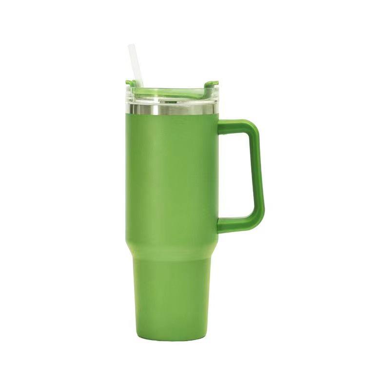 Third Gen 40oz Handle Thermos Cup, 304 Stainless Steel, Large Capacity for Vehicles, Ice Cooler Cup.