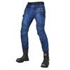 Men Women Motorcycle Protective Pants Anti-Fall Off-Road Riding Gear Elastic Slim Fit Casual Seasonal Cycling Trousers