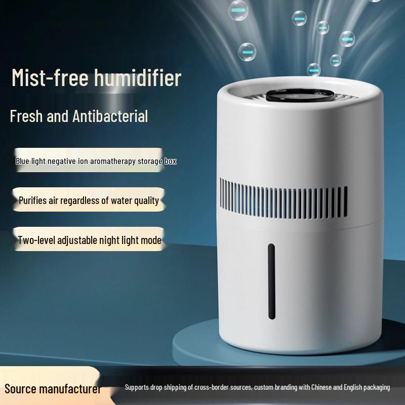 USB Mistless Humidifier: 4L Large Capacity Air Purifier for Bedroom and Office