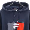 FILA 90s Old Logo embroidery Long sleeve Sweatshirts S Navy Men's Used