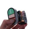 Indicator Light AC LED APBB22N 220V 22mm Push Button Switch ON/OFF Start Stop Momentary