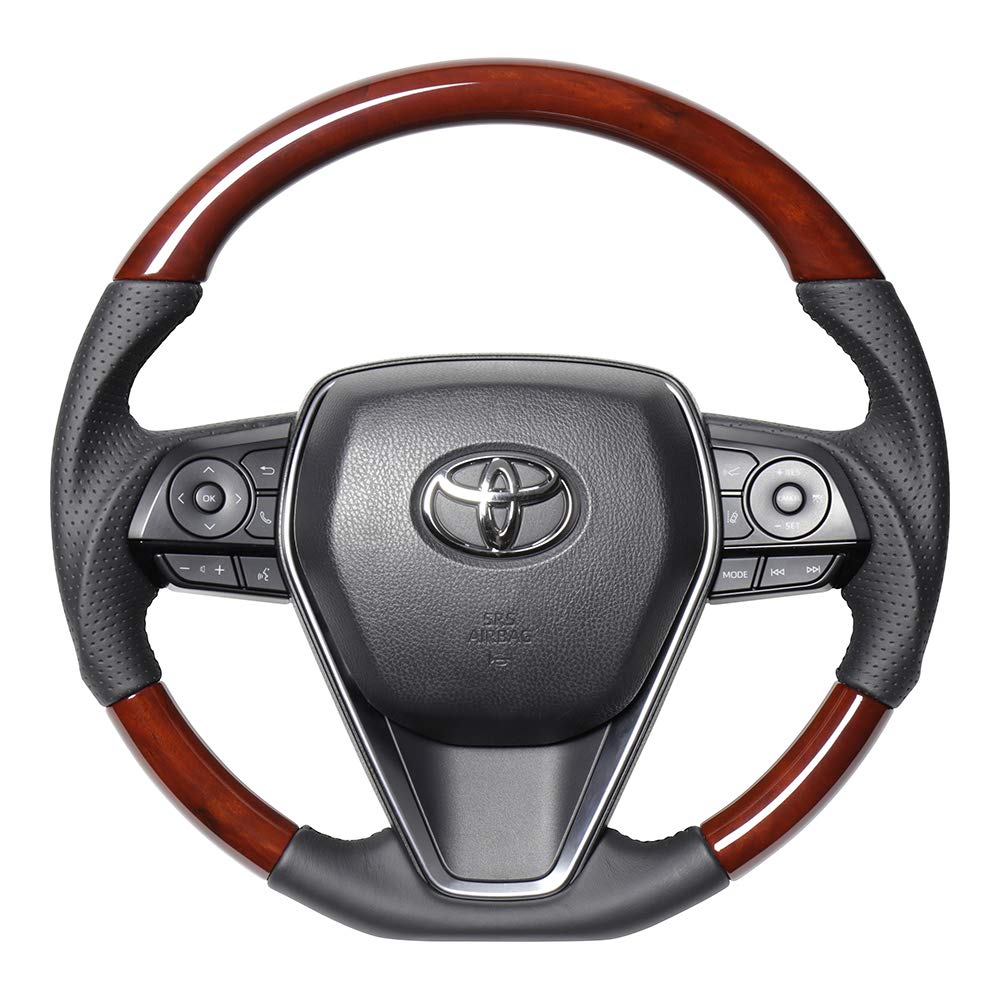 REAL Steering Wheel [Harrier (80 Series)] Brown Wood