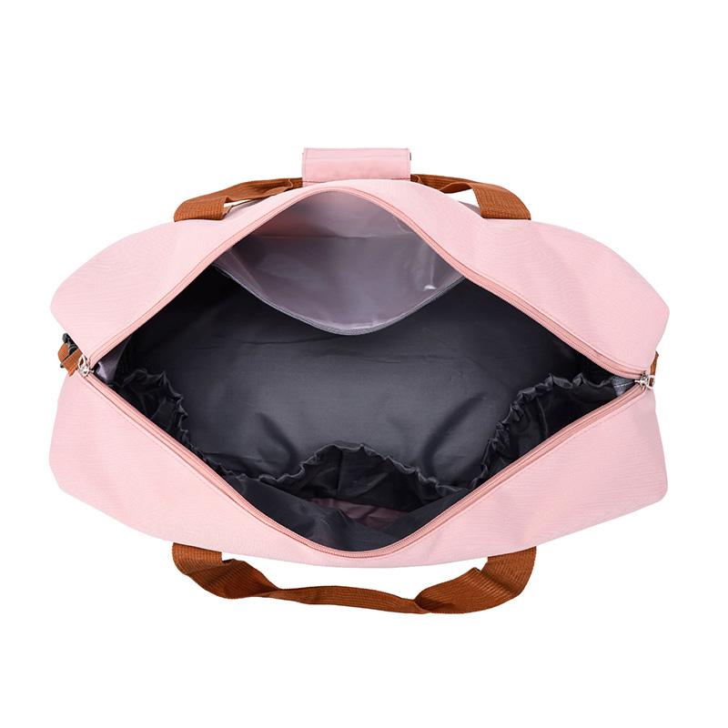 Damen Sporttasche, Trocken- und Nasstasche, Handtasche, Multifunktions-Schwimmtasche, Schultertasche, Wochenend-Fitnesstasche, Yoga-Schuhe, Tagesrucksack