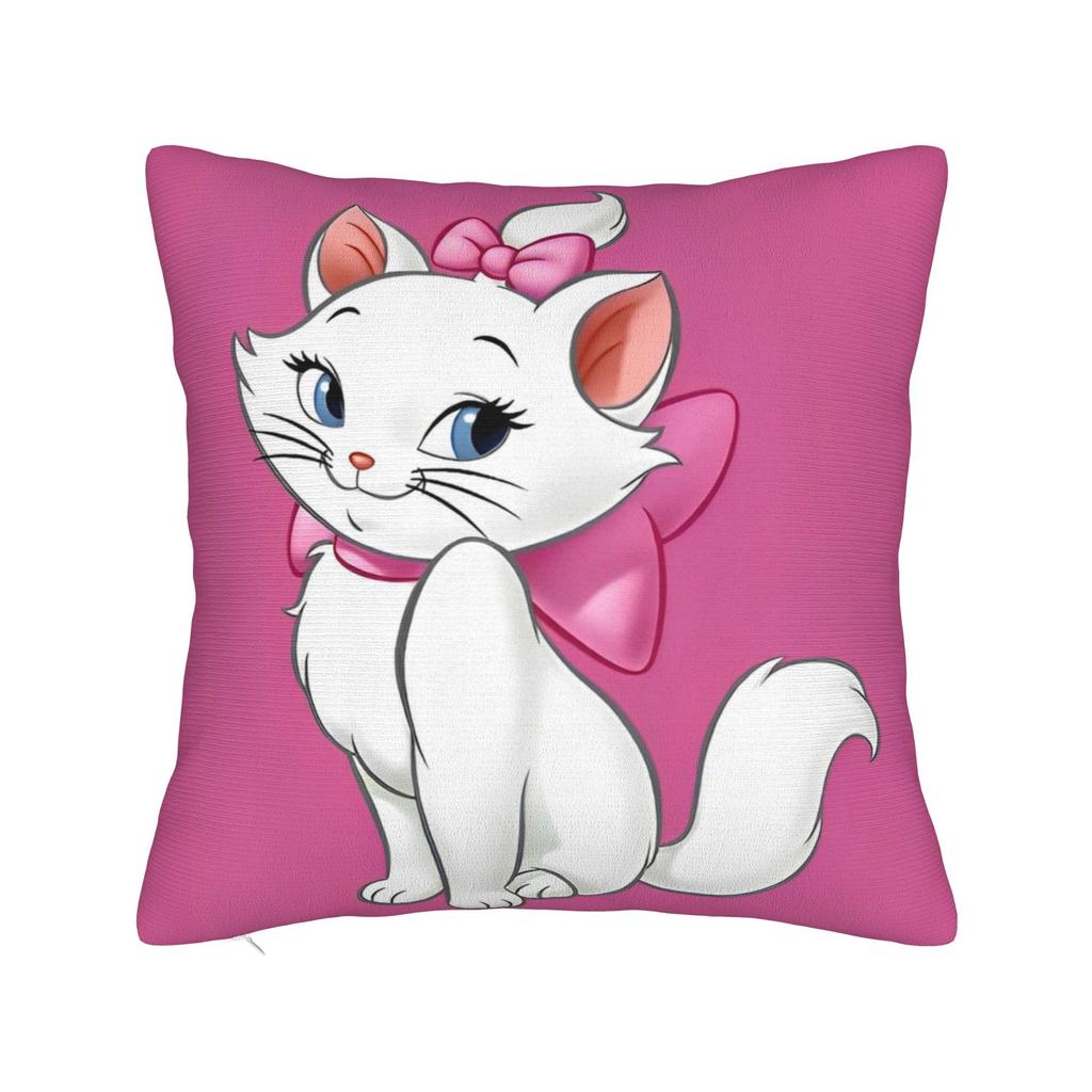 Marie Katze Cartoon Kissenbezug Polyester Kissenbezug Dekorativ Kissenhülle Zuhause Dropshipping 45*45cm