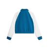 Li Ning Color Block Reißverschluss Stehkragen Figurbetonter Cardigan Damen Sweatshirts Space-Blau Milchweiß AWDU456-2