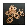 Copper Flat Washer M25 Seal Gasket Inner Diameter 25mm Sealing Ring Thin Sheet T3 Red Copper Washer(25x31x3 (5pcs))