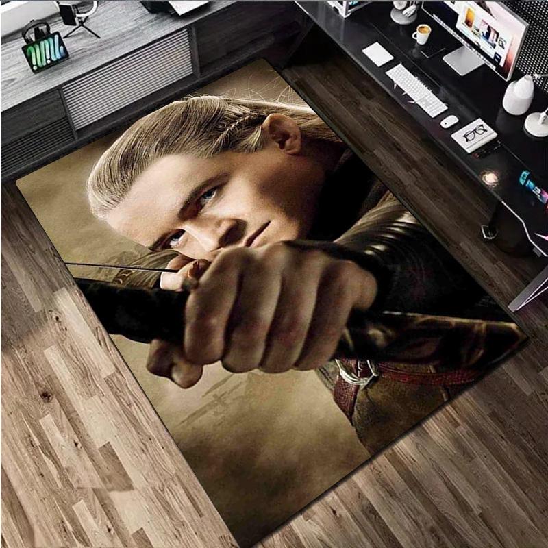 The Lord Of The Rings Carpet Office Decorative Carpet For Living Room Bedroom Door Mat Floor Rug Computer Chair Area Rug