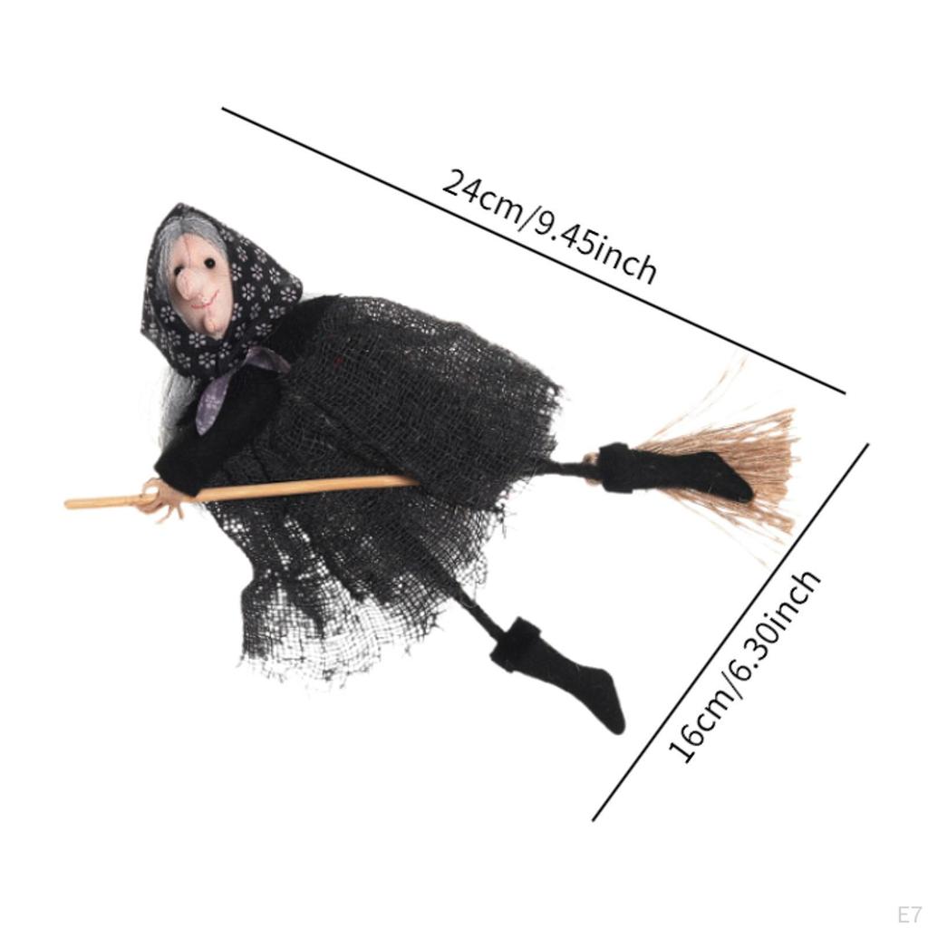 Halloween Decoration Witch Broom Hanging Pendant Indoor Home Decor Gifts Ornament Party Supplies for