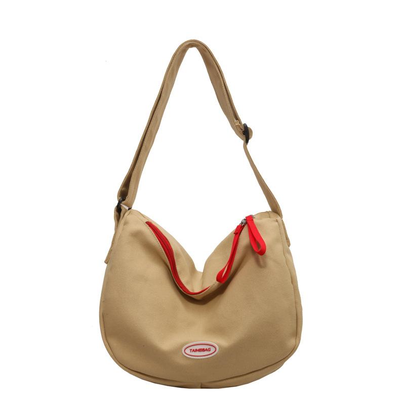 

Ленивый ветер мода полумесяц сумка-пельмень новая мода простая однотонная сумка-мессенджер нишевый дизайн женская сумка на плечо хаки