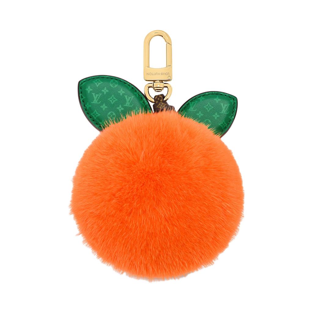 Louis Vuitton Clementine 25 Ski Series Orange Shape Monogram Mink Wallet Unisex Wallet M03221
