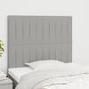 VidaXL Headboard Bedroom Furniture Bed Accessories Single Bed Heads Interior Light Grey 3116560