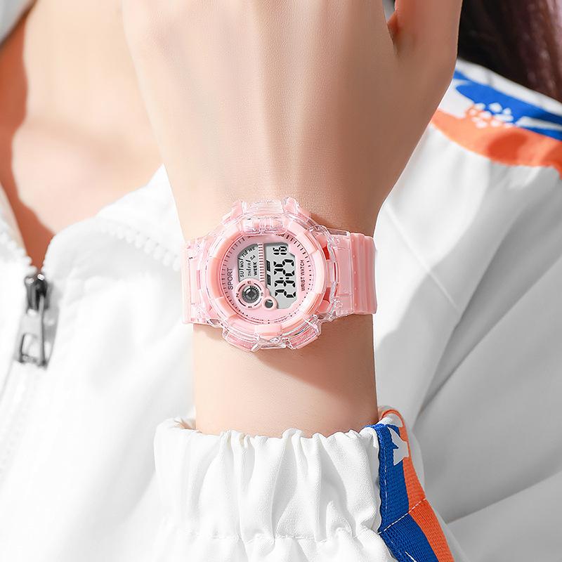 Fashion Sport Watch Student School Electronic Watches Alarm Clock Luminous Waterproof Men Women Kids Multifunction Digital Watch
