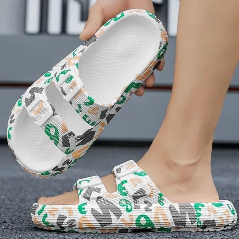 Fashion Sandals Man Beach Eva Platform Slippers for Men Outdoor Summer Sale Original Low Price Elegant Cheap Liquidation Fun Y2k Shoes