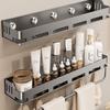 Cream Style Suction Cup Kitchen Storage Rack