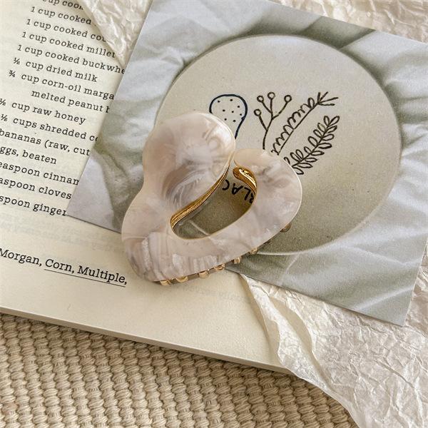 

Корейская версия заколки для волос ретро краб-клипса элегантная клипса-акула заколка для волос зажим-краб головной убор для девочек женщин аксессуары для волос 5cm