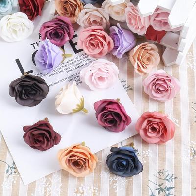 Vintage Rose Silk Flowers for DIY Crafts, Hair Accessories, Wedding Décor & Photography Props