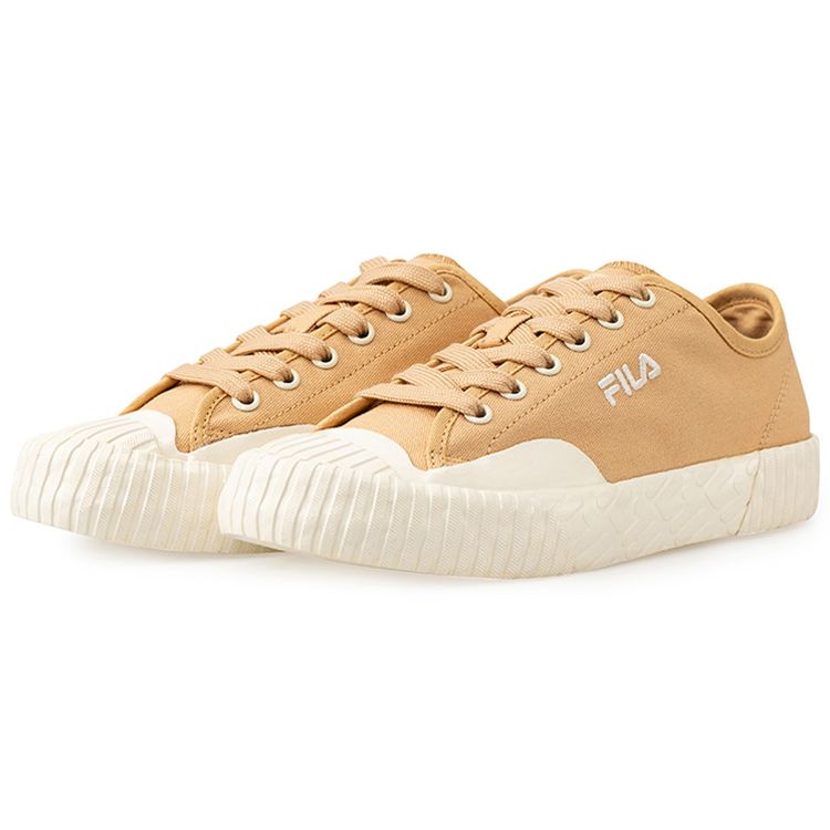 Fila Fusion Carve Trendy Versatile Biscuit Sneakers Women Sneakers Yellow T12W034402FSS