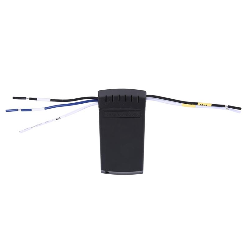 DSAO Universal Ceiling Fan Lamp Remote Control Kit AC 110V Timing Setting Switch Adjuste Wind Speed Transmitter Receiver
