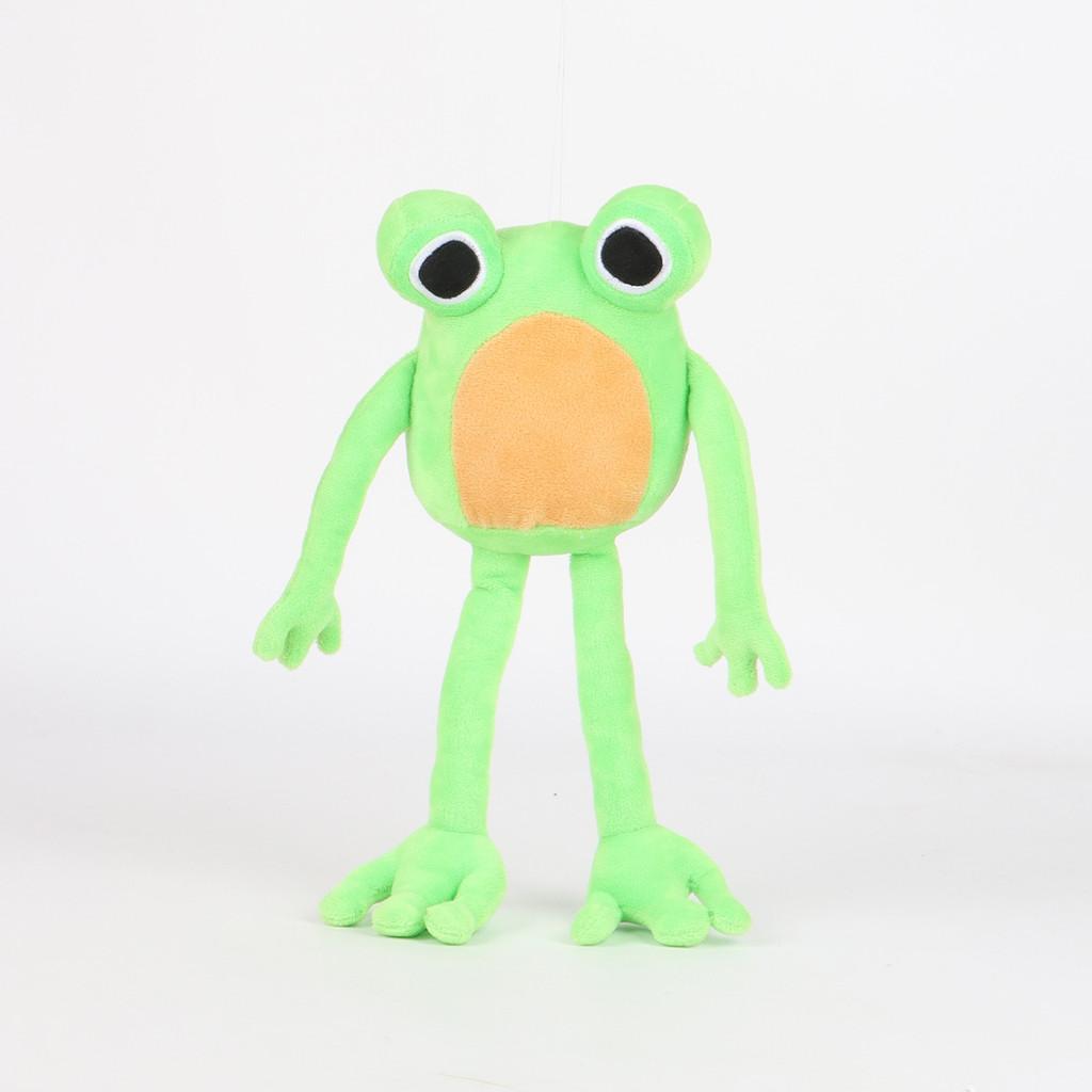 

Лягушка Животное Лягушонок Плюшевая игрушка из мягкой ткани высотой 30 см для декора игровой комнаты зелёный