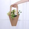Kraft Paper Flower Packaging Bag Handle Wrapping Paper Handbag Bouquet Gift Packaging Bag Valentines' Day Wedding Party Decor