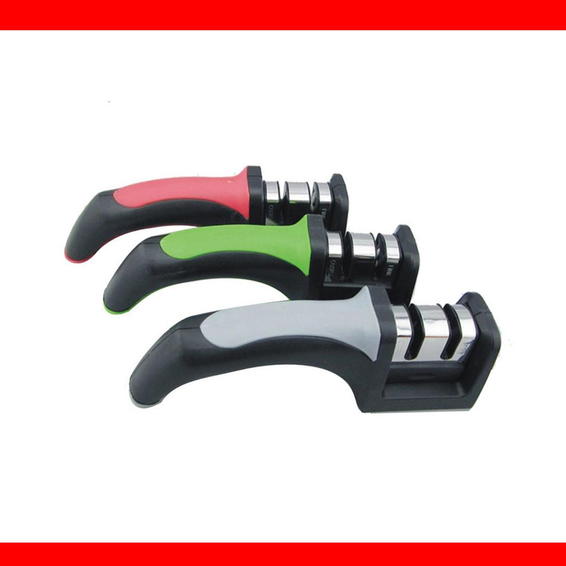 

Твердый карбидный керамический точильный камень 2 ступени ручка точилка для ножей AVE серый