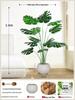 Monstera Bionic Bonsai – Luxury Indoor Faux Floor Plant for Decor
