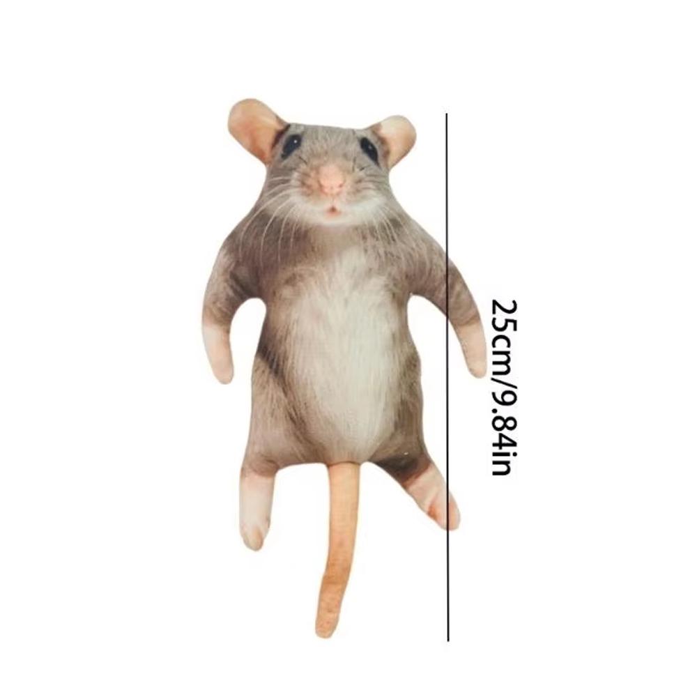 12/24cm Plush Mouse Doll Plush Cartoon Mouse Doll New Animal Figure Doll Bag Charm Doll