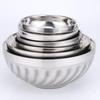 Double-Layer 304 Stainless Steel Insulated Soup Bowl