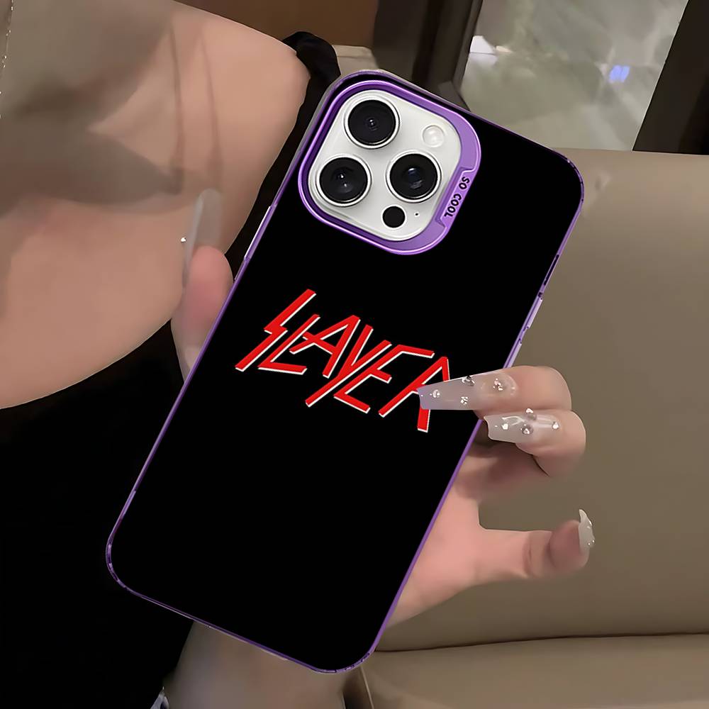 

S-Slayers Band Phone Case For IPhone 17 16 15 14 13 Pro Max Plus Matte Color Back Cover iPhone 15