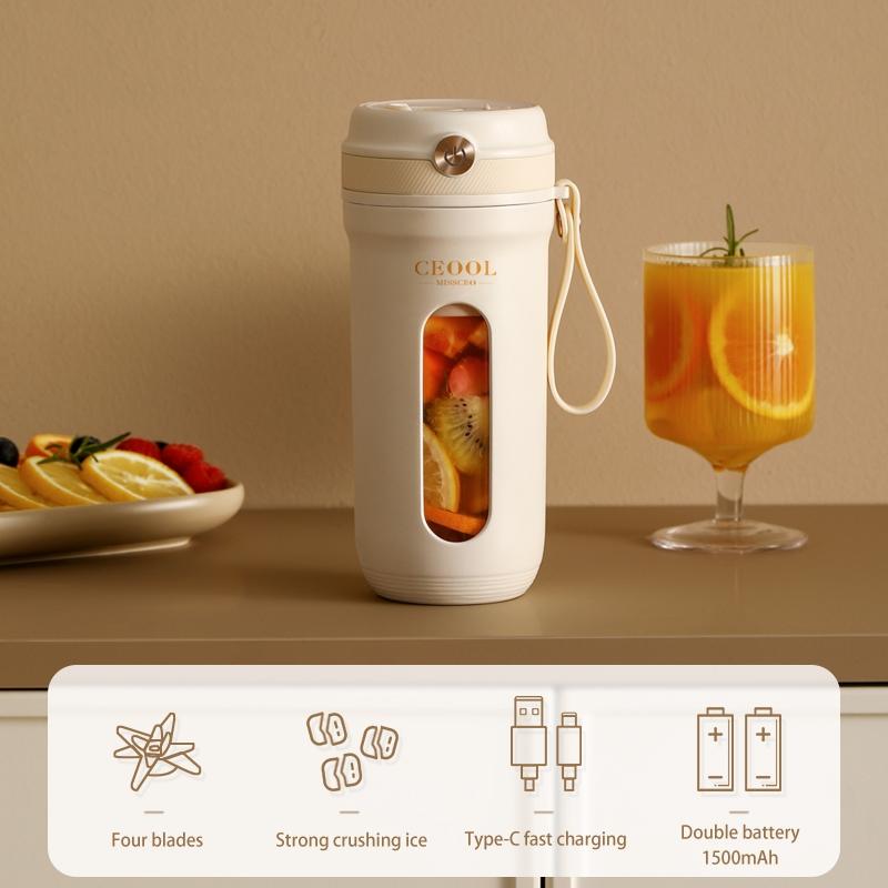 350ml přenosný mixér s 10 lopatkami mini elektrický odšťavňovač USB nabíjecí multifunkční mixéry na ovoce stroj na výrobu smoothies extraktory