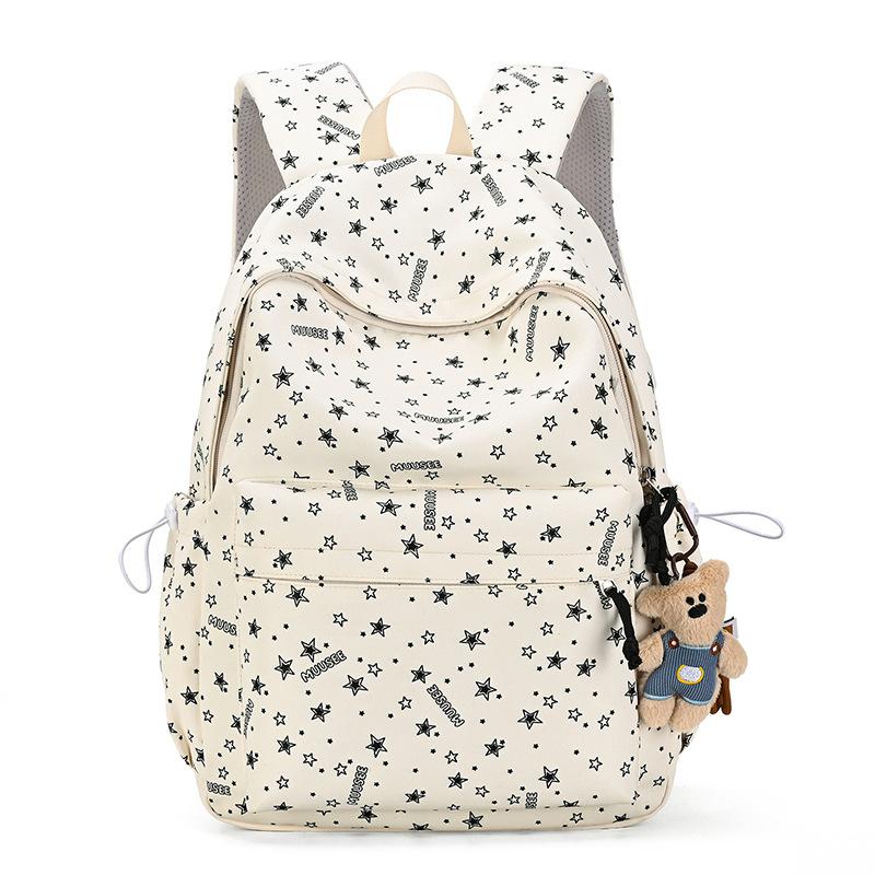 Schoolbag trendy schoolbag new star student girl high value backpack printing atmosphere large capacity commuter ins backpack