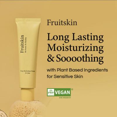 FRUITSKIN קרם לחות עמוק 50 מ"ל לפנים (טִבעוֹנִי)