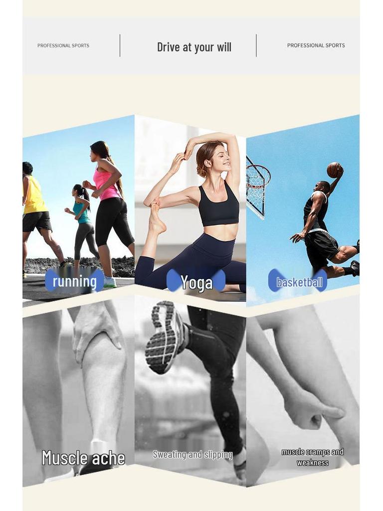 Meikes Antypoślizgowe Oddychające Skarpety Sportowe Męskie - Wygodne Pogrubione Spodnie Frotte Skarpety do Biegania