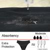 Women's Spring and Summer Sexy No Trace Ice Silk Four Layers of Waist Physiological Underwear